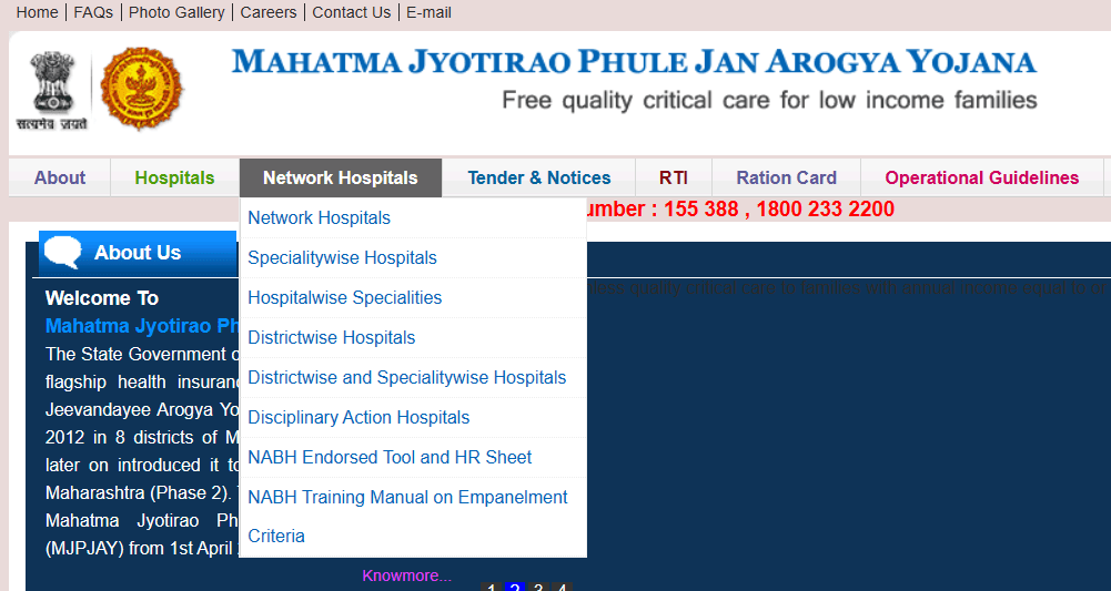 Mahatma Jyotiba Phule Jan Arogya Yojana Hospital List