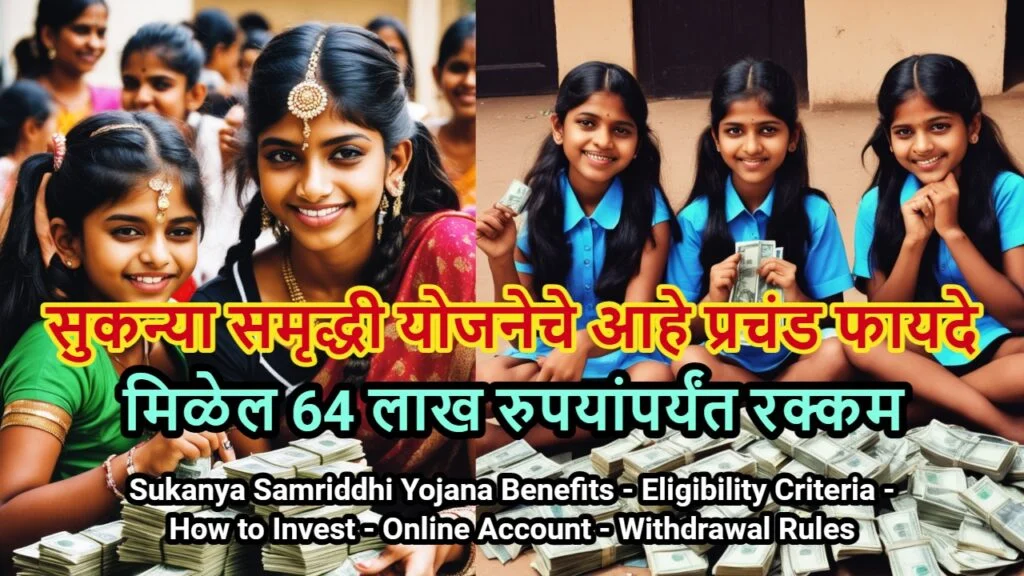 Sukanya Samriddhi Yojana: सुकन्या समृद्धी योजनेचे आहे प्रचंड फायदे – मिळेल 64 लाख रुपयांपर्यंत रक्कम – पहा संपूर्ण माहिती