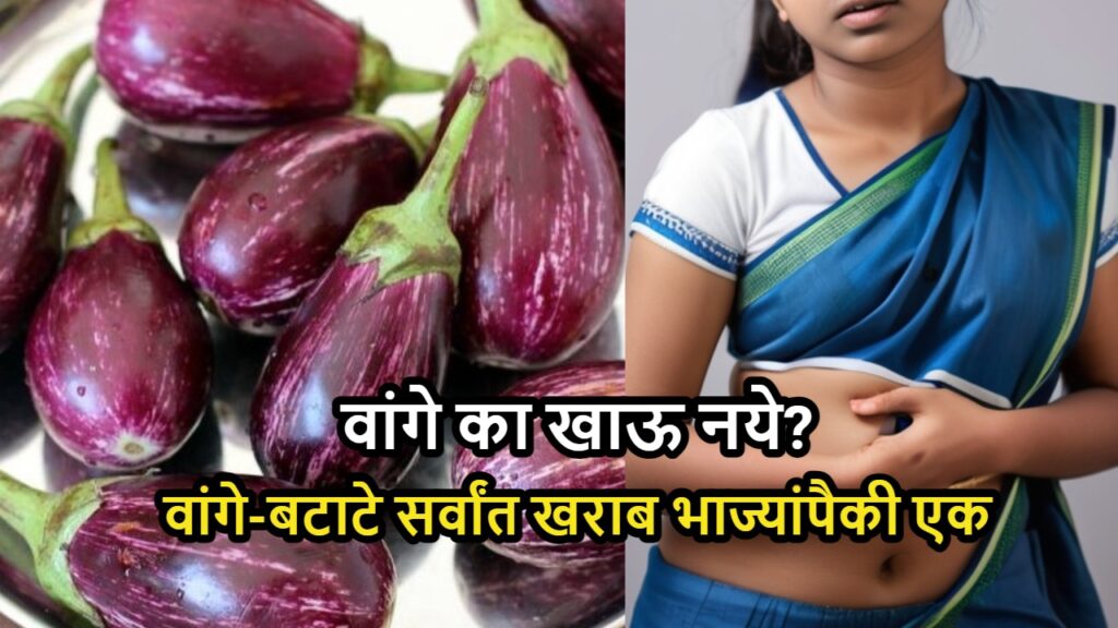 वांगे का खाऊ नये? वांगे-बटाटे सर्वांत खराब भाज्यांपैकी एक – Aloo Baingan – Side Effects of Brinjal