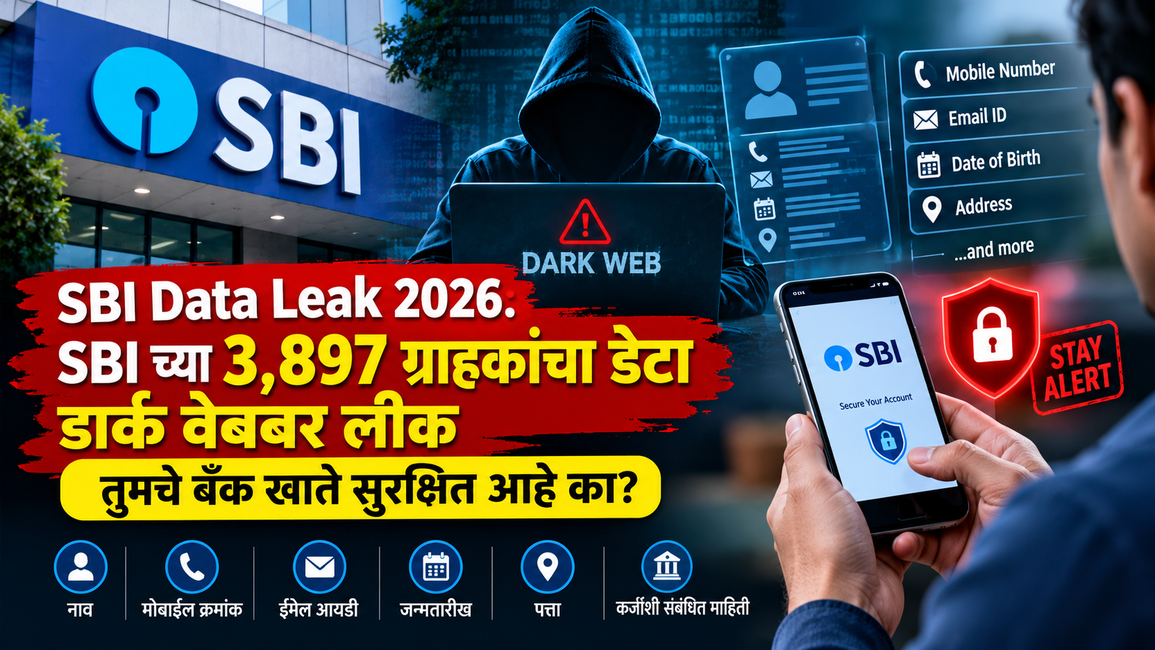 SBI Data Leak Cybersecurity Alert